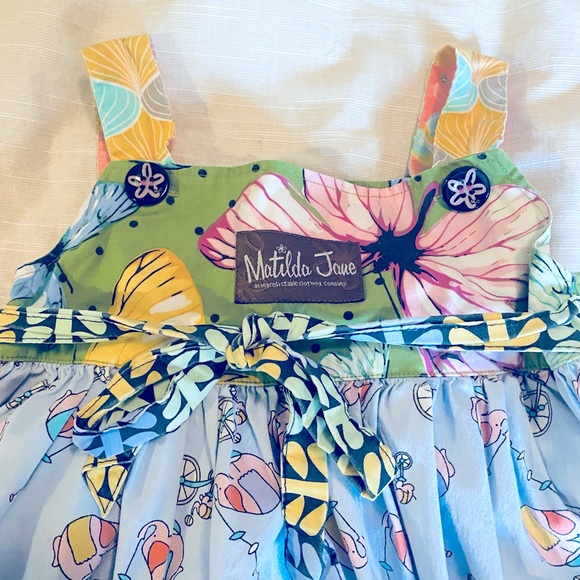 Matilda Jane Beautiful Parade Elephant Apron Dress sz. 2 - Picture 6 of 9